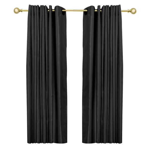 Utopia Alley D32XX Wall Mounted 3/4 Inch Curtain Rod - Curtain Rods For Windows 28 to 48 Inch, Adjustable Drapery Rods, Curtain Rods, Bedroom & Living Room Decorative Curtain Rods, Tapestry Poles