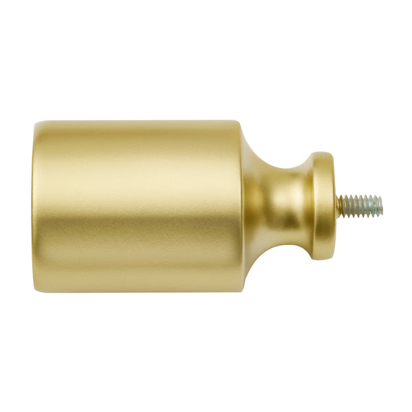 Utopia Alley D72Z/D72GD Wall Mounted 3/4 Inch Curtain Rod - Curtain Rods For Windows 28 to 48 Inch, Adjustable Drapery Rods, Curtain Rods, Bedroom & Living Room Decorative Curtain Rods, Tapestry Poles, Black & Gold