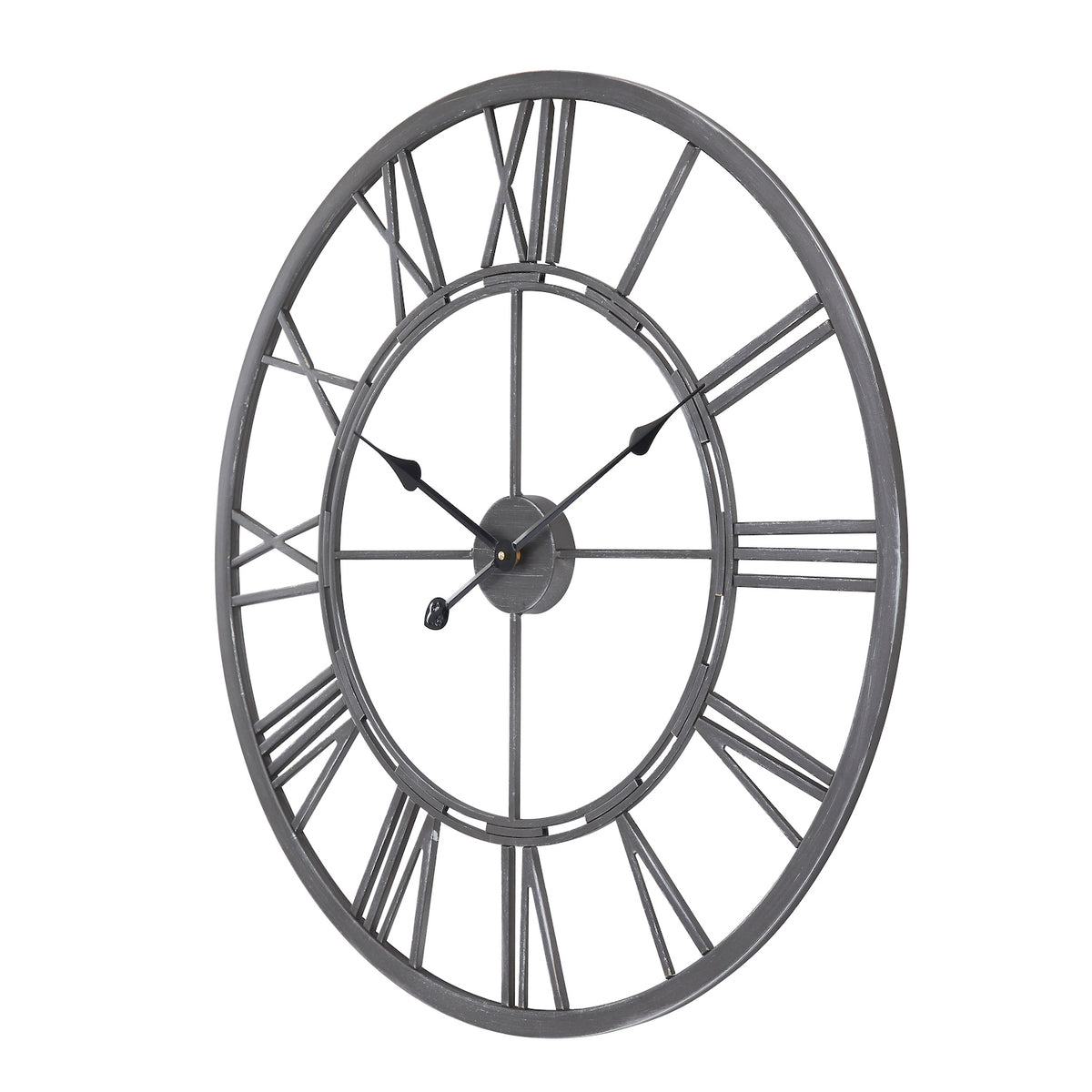 Utopia Alley CL6XX Oversized Roman Round Wall Clock - Large Wall Clock