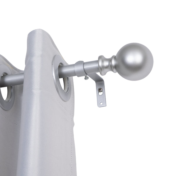 Utopia Alley D32XX Wall Mounted 3/4 Inch Curtain Rod - Curtain Rods For Windows 28 to 48 Inch, Adjustable Drapery Rods, Curtain Rods, Bedroom & Living Room Decorative Curtain Rods, Tapestry Poles