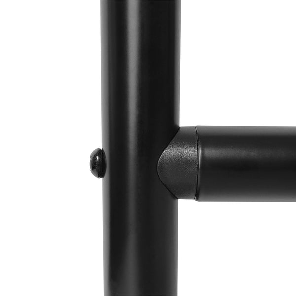 Utopia Alley DR9XX Rustproof Wall Mounted Aluminum D-shape Shower Curtain Rods With Ceiling Support for Freestanding Tubs, 60 Inch Large Size by 25 Inch, with White Shower curtain 180x70 inch