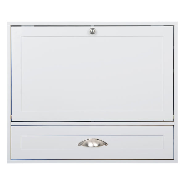 Utopia Alley FT73WW Space Saving Wall Mount Laptop Desk, White