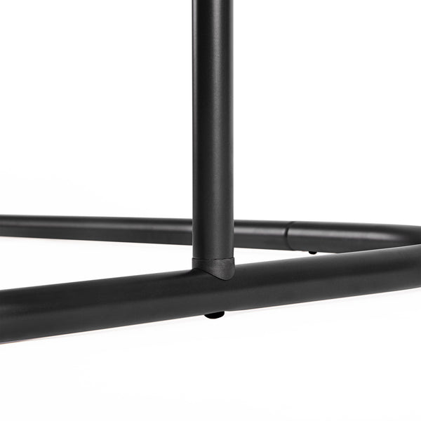 Utopia Alley HP10XX Rustproof Wall Mounted Aluminum Hoop Oval Shower Rod With Ceiling Support for Free Standing Clawfoot Tub, 54 Inch Extra Large Size by 26 Inch, with White Shower Curtain 180x70 inch