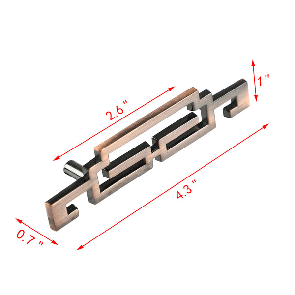 Utopia Alley HW319/384/385/386XX Steffi Pull Handle - Decorative Cabinet Drop Pull Handles for Cabinets and Drawers - Vintage Cabinet Hardware with Hand - Metal Drawer Pull Handle, 2.5" Center to Center