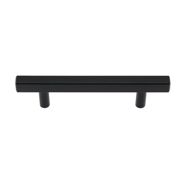 Utopia Alley HW435-438XX Oslo Pull Handle - Decorative Cabinet Drop Pull Handles for Cabinets and Drawers - Vintage Cabinet Hardware with Hand Finished Brushed Nickel / Matt Black - Metal Drawer Pull Handle, 3.75/5.0" center to center