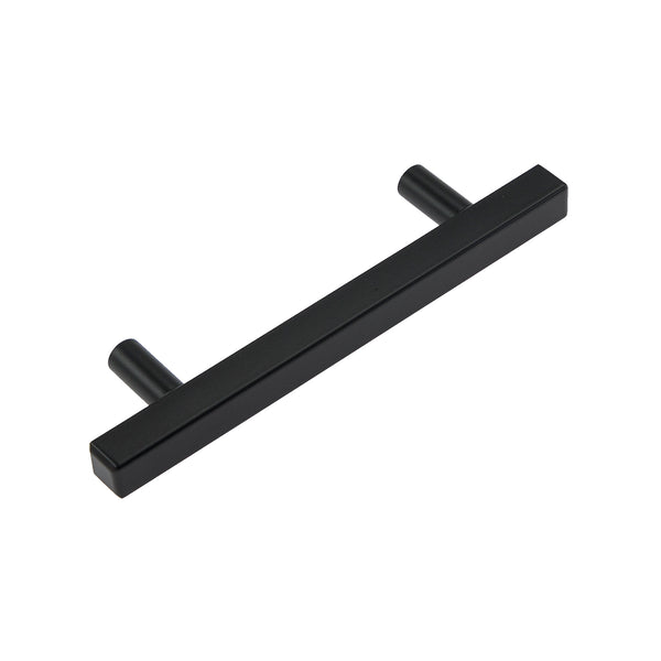 Utopia Alley HW435-438XX Oslo Pull Handle - Decorative Cabinet Drop Pull Handles for Cabinets and Drawers - Vintage Cabinet Hardware with Hand Finished Brushed Nickel / Matt Black - Metal Drawer Pull Handle, 3.75/5.0" center to center