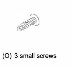 O screw for DR1XX