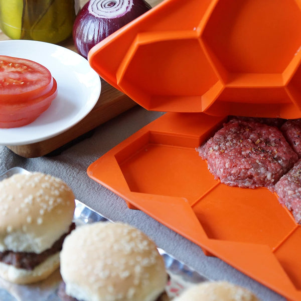 Utopia Alley BMS Burger Master Sliders 10 in 1 Innovative Burger Press and Freezer Container