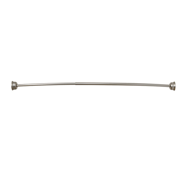 Utopia Alley CR9XX 72" Aluminum Curved Rod, includes Shower Rings and PEVA Liner