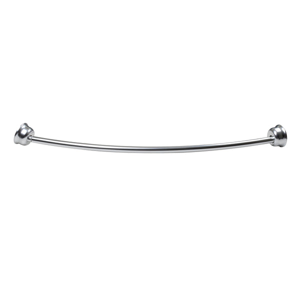 Utopia Alley CR9XX 72" Aluminum Curved Rod, includes Shower Rings and PEVA Liner