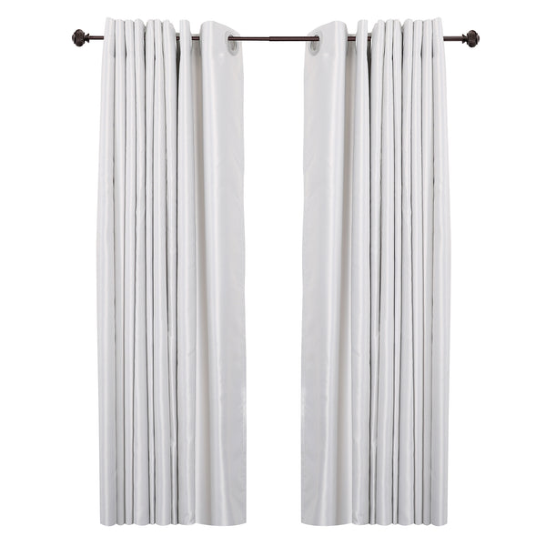 UTOPIA ALLEY D11XX 3/4 Inch Curtain Rod, Single Decorative Drapery Rod, Adjustable Curtain rods for Windows