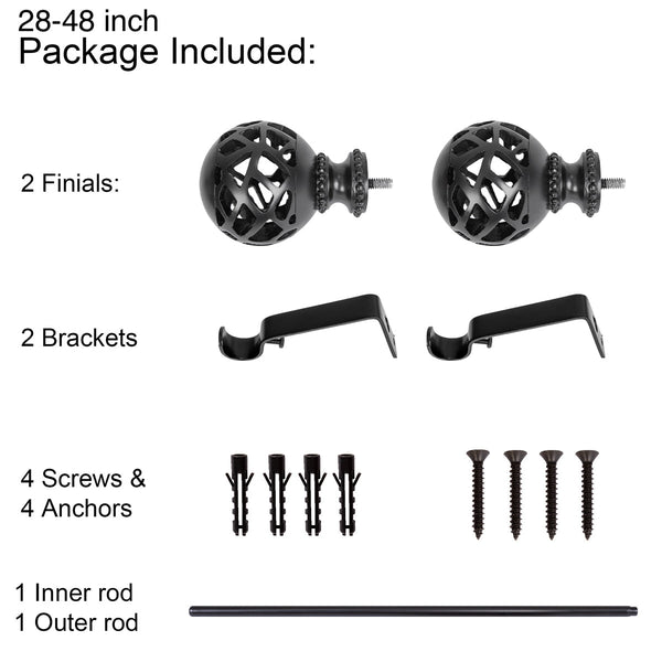 Utopia Alley D12 curtain rod multipack