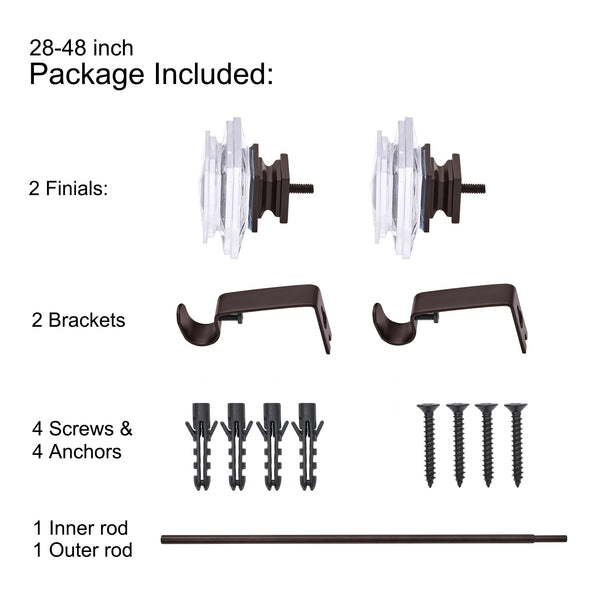 Utopia Alley D13 curtain rod multipack