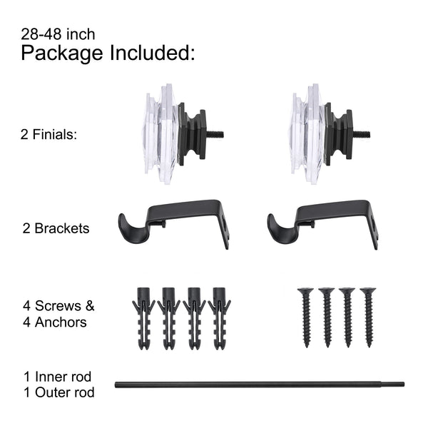 Utopia Alley D13 curtain rod multipack
