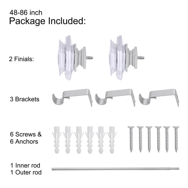 Utopia Alley D13 curtain rod multipack