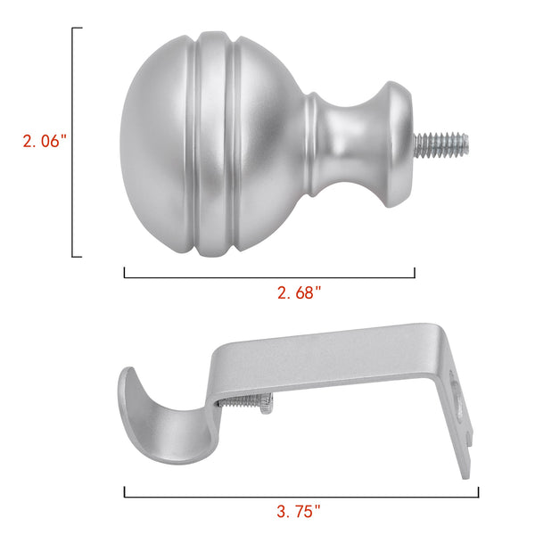 Utopia Alley D14 curtain rod multipack