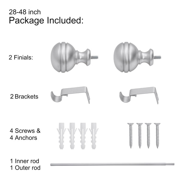 Utopia Alley D14 curtain rod multipack