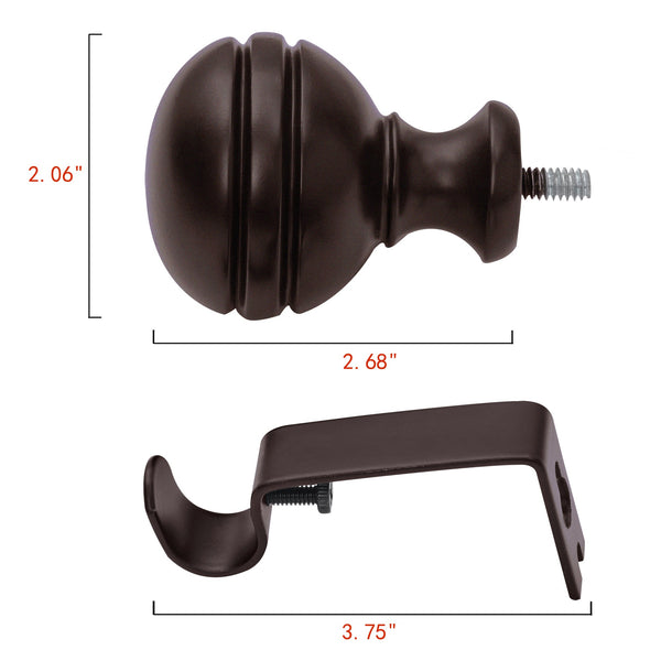 Utopia Alley D14 curtain rod multipack