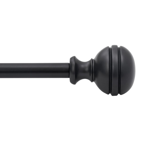 UTOPIA ALLEY D142/4/8XX 5/8 Inch Curtain Rod - Curtain Rods Adjustable Drapery Rods, Bedroom & Living Room Decorative Curtain Rods, Tapestry Poles