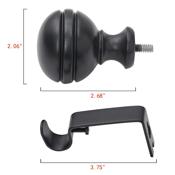 Utopia Alley D14 curtain rod multipack