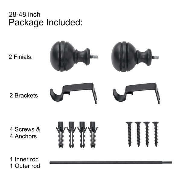 Utopia Alley D14 curtain rod multipack