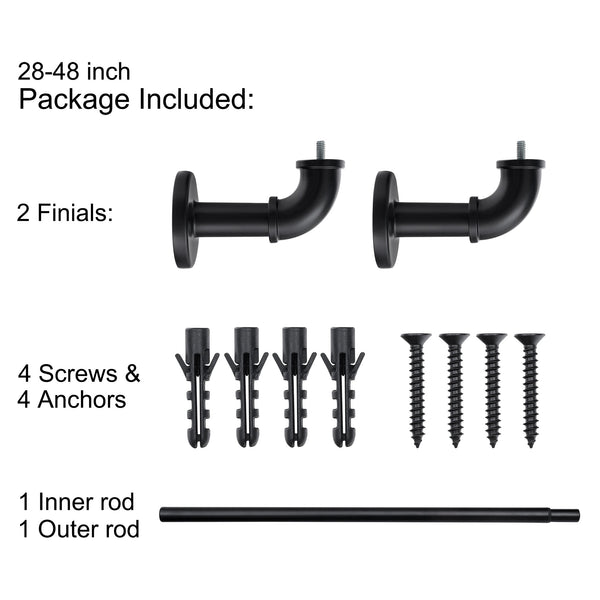 Utopia Alley D19 curtain rod multipack
