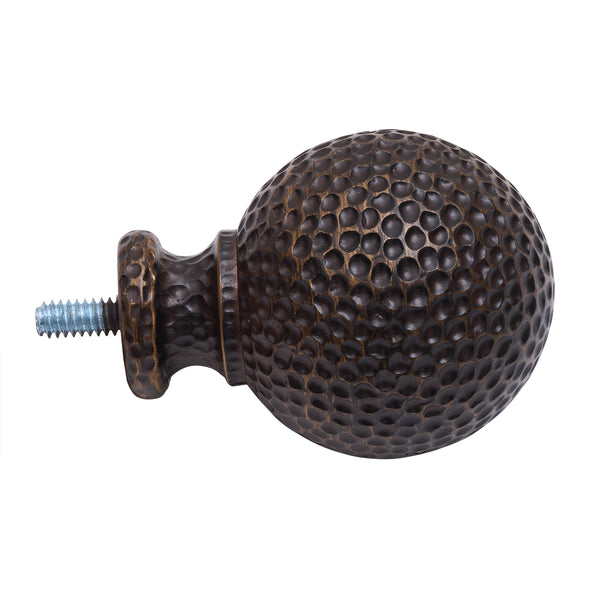 Utopia Alley D20XX 3/4" Diameter Adjustable Heavy-Duty Decorative Curtain Rod with Ornate Endcaps for Indoor Outdoor Use, Fits Living Room, Bedroom, Kitchen & Patio, Oil Rubbed Bronze