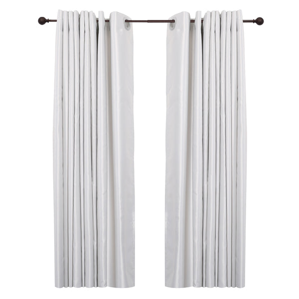Utopia Alley D20XX 3/4" Diameter Adjustable Heavy-Duty Decorative Curtain Rod with Ornate Endcaps for Indoor Outdoor Use, Fits Living Room, Bedroom, Kitchen & Patio, Oil Rubbed Bronze
