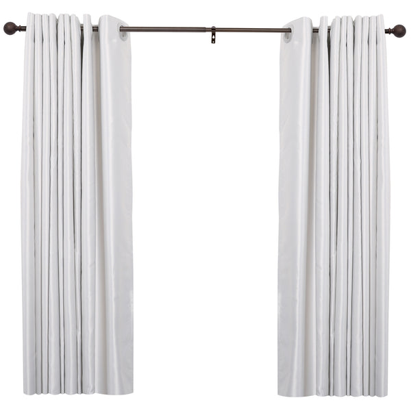 Utopia Alley D20XX 3/4" Diameter Adjustable Heavy-Duty Decorative Curtain Rod with Ornate Endcaps for Indoor Outdoor Use, Fits Living Room, Bedroom, Kitchen & Patio, Oil Rubbed Bronze
