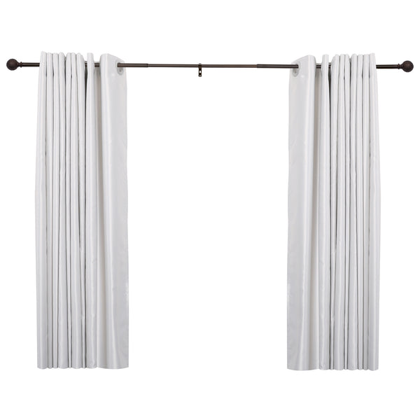 Utopia Alley D20XX 3/4" Diameter Adjustable Heavy-Duty Decorative Curtain Rod with Ornate Endcaps for Indoor Outdoor Use, Fits Living Room, Bedroom, Kitchen & Patio, Oil Rubbed Bronze