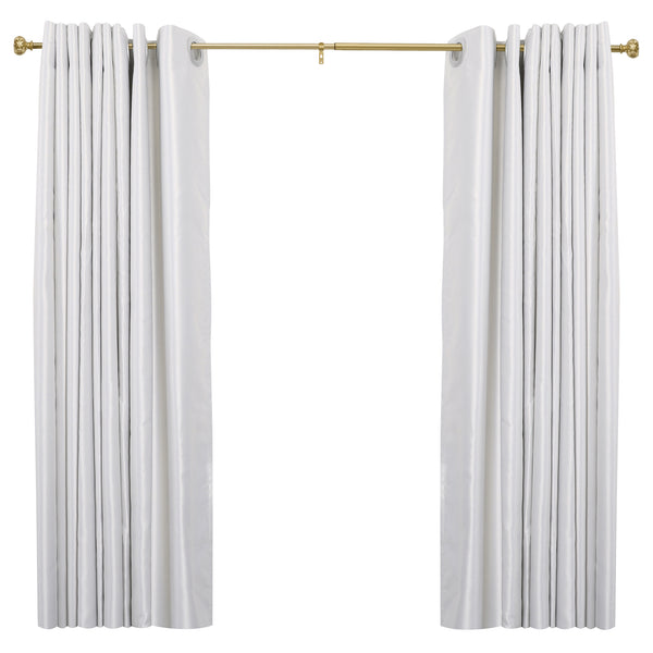 Utopia Alley D21XX 3/4" Diameter Adjustable Heavy-Duty Decorative Curtain Rod with Ornate Endcaps for Indoor Outdoor Use, Fits Living Room, Bedroom, Kitchen & Patio, Gold