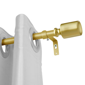 Utopia Alley D74Z/D74GD Wall Mounted 3/4 Inch Curtain Rod - Curtain Rods For Windows 48 to 86 Inch, Adjustable Drapery Rods, Curtain Rods, Bedroom & Living Room Decorative Curtain Rods, Tapestry Poles