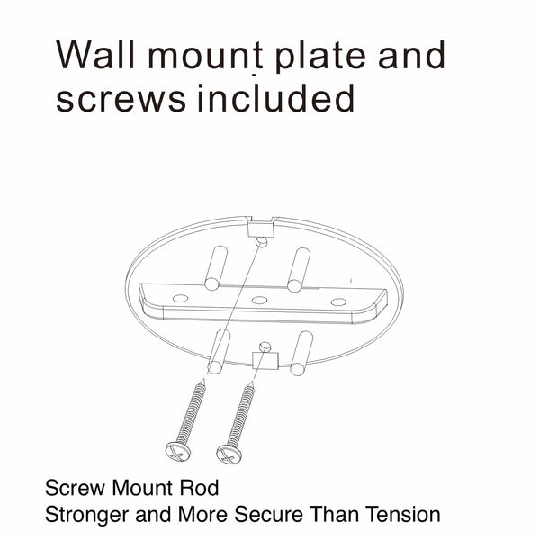 Utopia Alley DCR9XX Rustproof Wall Mounted Aluminum Double Curved Shower Curtain Rod, Screw Mount Rod, Stronger and More Secure Than Tension, Adjustable Double Shower Rod from 45" to 72", Expandable, Includes shower liner and shower hooks
