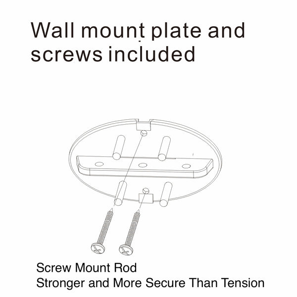 Utopia Alley DCR9XX Rustproof Wall Mounted Aluminum Double Curved Shower Curtain Rod, Screw Mount Rod, Stronger and More Secure Than Tension, Adjustable Double Shower Rod from 45" to 72", Expandable, Includes shower liner and shower hooks