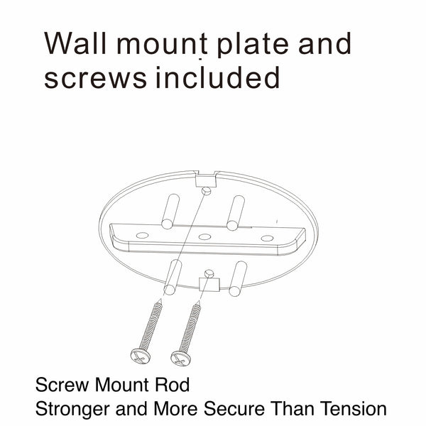 Utopia Alley DCR9XX Rustproof Wall Mounted Aluminum Double Curved Shower Curtain Rod, Screw Mount Rod, Stronger and More Secure Than Tension, Adjustable Double Shower Rod from 45" to 72", Expandable, Includes shower liner and shower hooks