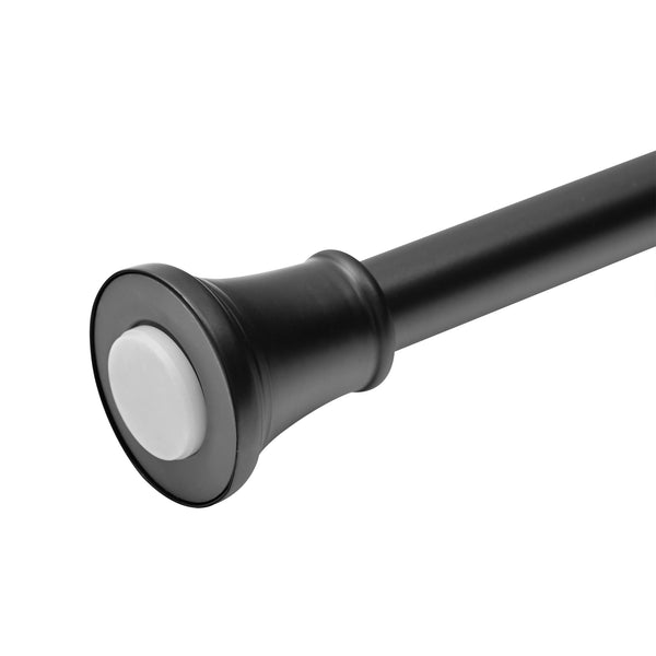 Utopia Alley FH72XX Adjustable 72-Inch Shower Curtain Tension Rod - Rust-Proof Aluminum with Rubber End Cap, No Drill Installation - Extendable, Ideal for Bathroom, Retractable, Wall-to-Wall - Easy to Hang, Included PEVA Shower liner and shower hooks