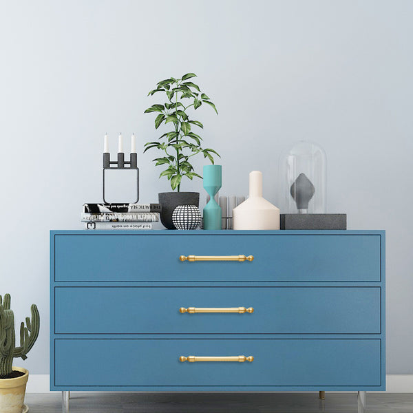 Utopia Alley HW390-391XX Decorative Cabinet Drop Pull Handles for Cabinets and Drawers - Vintage Cabinet Hardware with Hand - Metal Drawer Pull Handle, 5" center to center