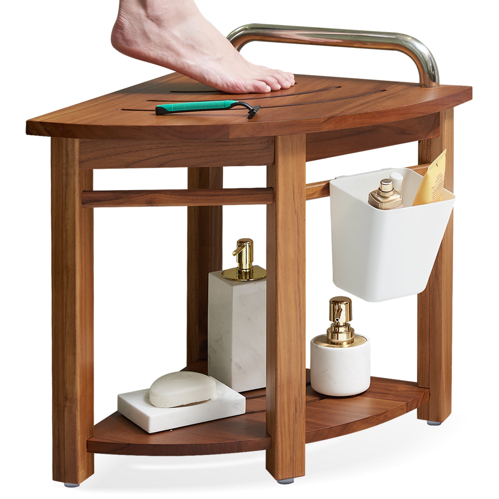 Shower bench for shaving legs sale