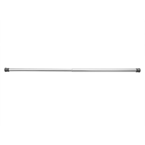 Utopia Alley T42SS 40-Inch Shower Curtain Tension Rod - Rust-Proof Aluminum with PVC End Cap, No Drill Installation - Extendable, Ideal for Bathroom, Retractable, Wall-to-Wall - Easy to Hang, Chrome Finish