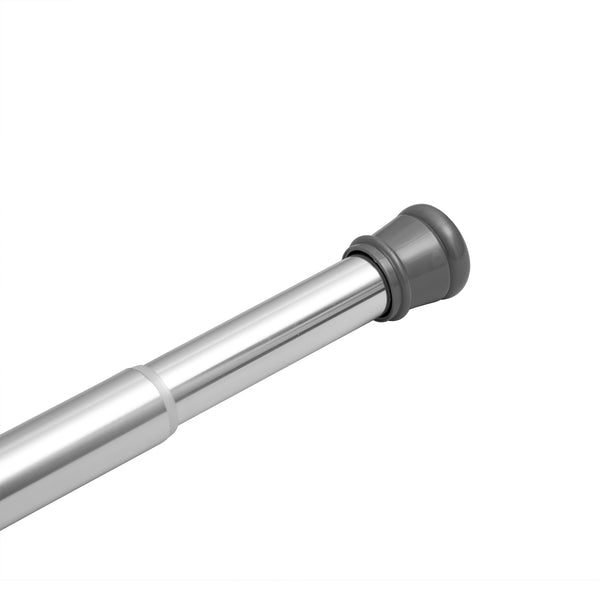 Utopia Alley T42SS 40-Inch Shower Curtain Tension Rod - Rust-Proof Aluminum with PVC End Cap, No Drill Installation - Extendable, Ideal for Bathroom, Retractable, Wall-to-Wall - Easy to Hang, Chrome Finish