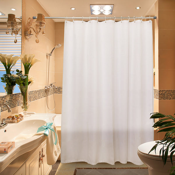 Utopia Alley T42SS 40-Inch Shower Curtain Tension Rod - Rust-Proof Aluminum with PVC End Cap, No Drill Installation - Extendable, Ideal for Bathroom, Retractable, Wall-to-Wall - Easy to Hang, Chrome Finish