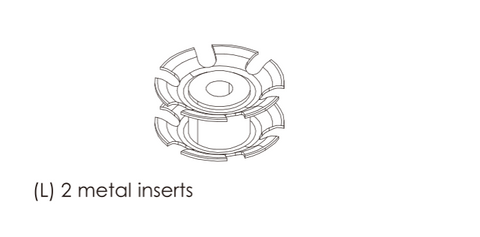 Metal Inserts "L"