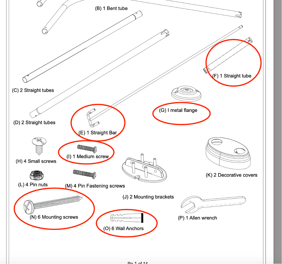 Parts for DLR1BN