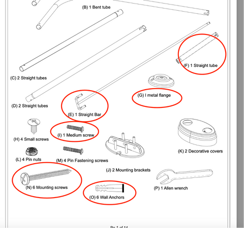Parts for DLR1BN