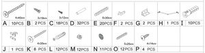 Parts A-P on SH0071PAWW011