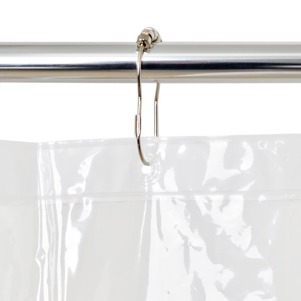 Utopia Alley 3G Clear PEVA Shower Curtain Liner with Magnets,72"