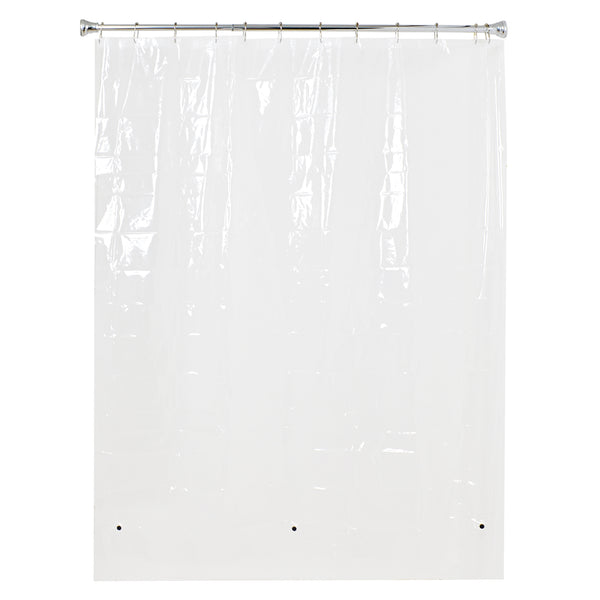 Utopia Alley 3G Clear PEVA Shower Curtain Liner with Magnets,72"