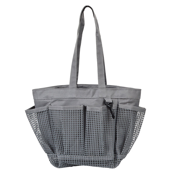 Utopia Alley Portable Mesh Shower Caddy with 6 external pockets and key holder