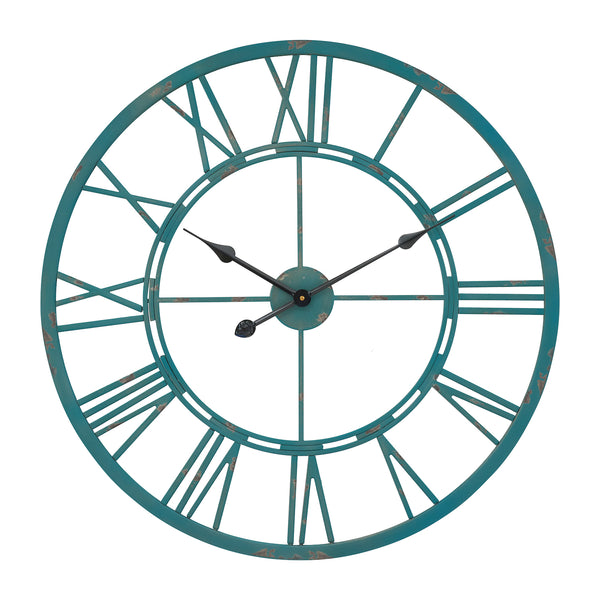 Utopia Alley CL6XX Oversized Roman Round Wall Clock, 27" Diameter