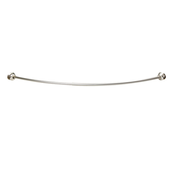 Utopia Alley CR2BN Aluminum Curved Shower Rod, 72", Brushed Nickel